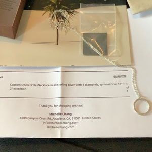 Custom Diamond Circle Pendant